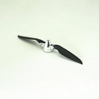 Складной пропеллер для радиоуправляемого самолета 6 7 8 9 10 11 12 13.5 14 15.5 16.5 с различными размерами обтекателя и диаметром вала двигателя φ3.0 φ3.17 φ4.0 φ5.0 с обтекателем из алюминиевого сплава, изготовленным на станке с ЧПУ (8×4.5, вал Φ3.17).