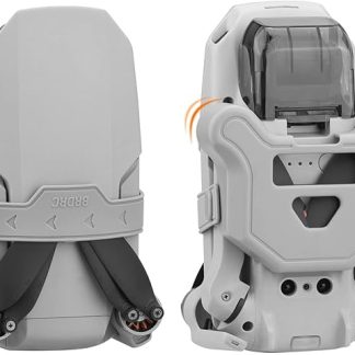 Ремешок для крепления пропеллеров BRDRC Mini 2 4K, защита лопастей, стабилизатор, фиксатор пропеллеров для дронов DJI Mavic Mini/Mini 2/Mini SE/Mini 2 SE (серый)