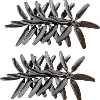 10 шт. 504060 5x4x6 6-лопастные одноцветные пропеллеры CW CCW 5 дюймов для FPV квадрокоптеров, гоночных радиоуправляемых дронов, комплекта рамы (5 пар)