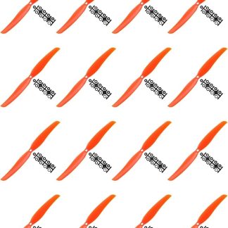 Пропеллеры MECCANIXITY 1060 10x6, 2-лопастные, для самолетов с неподвижным крылом, оранжевые, сменные, с переходными кольцами, комплект из 16 штук.