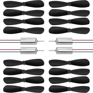 Пропеллеры, двигатель 614 с полой чашкой и пропеллеры для дрона, запчасти для вертолета и квадрокоптера с дистанционным управлением, 16 лопастей для дрона и 4 бесколлекторных микромотора в комплекте skrnrhrery