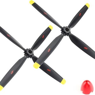CKYSCHN WLtoys 2 шт. Запасные пропеллеры для радиоуправляемого самолета, замена пропеллеров для радиоуправляемого самолета WLtoys A280 P51 Mustang XK, аксессуары для планера A280.