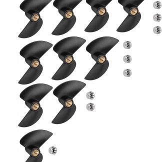 10 шт. Бесколлекторные хвостовые винты для радиоуправляемой лодки, комплект винтов для дистанционной установки на лодку, комплект винтов для дистанционной установки на лодку.