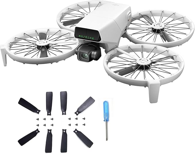 8 шт. пропеллеров с функцией переворота, 8 сменных лопастей для DJI Flip Propellers 4022F, малошумные лопасти, быстросъемные крылья, вентиляторы, пропеллеры с отвертками, запасные части, аксессуары для дронов с камерами