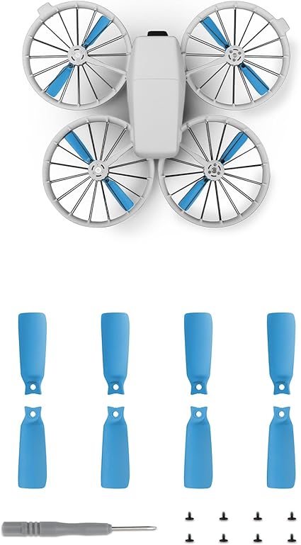 Сменные пропеллеры для дрона DJI FLIP, аксессуары для замены пропеллеров, 8 шт. (синие)