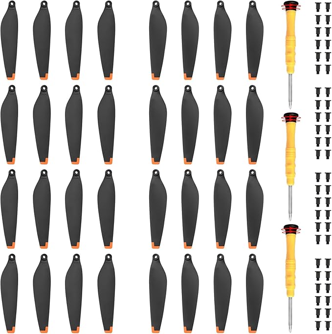 32 пропеллера для DJI Mini 3, сменные малошумные и быстросъемные лопасти Betschkim, совместимые с аксессуарами для дрона DJI Mini 3 - НЕ для Mini 3 Pro