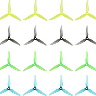 8 пар трехлопастных пропеллеров iFlight Nazgul F5 с монтажным отверстием 5 мм, совместимых с гоночными FPV-дронами.