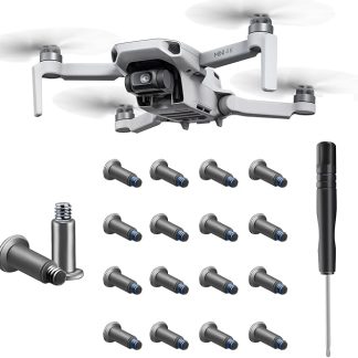 Набор винтов для пропеллеров с отверткой для DJI Mini 4K / Mini 2 / SE, сумка с винтами для аксессуаров, запасные части для ремонта пропеллеров (16 шт.)