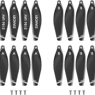 Складные пропеллеры для дрона S186: малошумные и быстросъемные лопасти, обеспечивающие более стабильный полет вашего дрона.