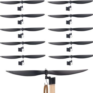 10 пластиковых пропеллеров длиной 6 дюймов (15 см) — для сборки самолетов, вертолетов и многого другого из резинок — подходят для использования с палочками для рукоделия и бальзовой древесиной.