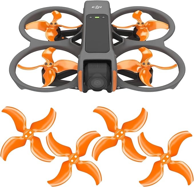 Пропеллеры Master Airscrew Stealth для DJI Avata 2 — оранжевые, 4 шт.