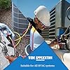 WISSCOOL 10 шт. 1/4” HAVC AC Schrader Access Service Valve 1/4'' SAE x 1/4'' OD x 4.5'' Stem Core AC Refrigeration Kit для заправки холодильника вакуумной системой (в пластиковом боксе)