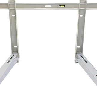 Кронштейн для настенного крепления мини-сплит-системы Appli Parts APAB-3160, сверхпрочный, для наружного использования, выдерживает нагрузку до 160 кг (352 фунта). Подходит для блоков мощностью от 5000 до 36000 BTU. В комплекте: поперечная балка, антивибрационные накладки и полный монтажный комплект.