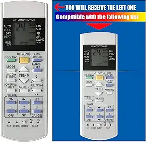Замена пульта дистанционного управления для кондиционера Panasonic CWA75C4567 A75C4567