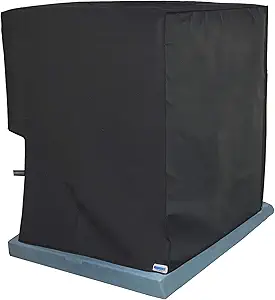 Чехол Comp Bind Technology AC Cover, совместимый с системой кондиционирования воздуха Goodman модели GSX130301B, водонепроницаемый, черный нейлон. Размеры: 26''Ш x 26''Г x 27,5''В