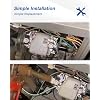Газовый клапан для печи RV 31098, 12 В постоянного тока, подходит для печей Wedgewood RV | Двухсоленоидный газовый регулирующий клапан с регулятором давления