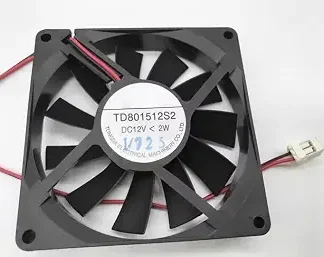 Вентилятор для холодильника TD801512S2 12 В 2 Вт - 8 см, для дома и автодомов.
