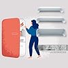 Полки на дверцу холодильника Dometic Americana II RV, 29325760166, запасные части, комплекты верхних и нижних полок для холодильника/морозильника, комплект полок на дверцу холодильника для кемпера - набор из 3 штук.