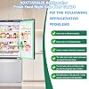 Усовершенствованная уплотнительная прокладка дверцы холодильника ADX73550625, совместимая с запчастями для холодильников LG, правая сторона дверцы холодильника, заменяет ADX72930406 ADX72930425 2758371, уплотнитель дверцы холодильника Kenmore Fresh Food.