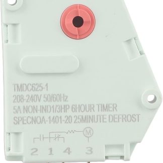 Контроллер таймера разморозки холодильника TMDC625-1, корпус из ABS-пластика, бесшумная работа, повышает эффективность, подходит для холодильников Midea и аналогичных моделей для оптимального охлаждения.
