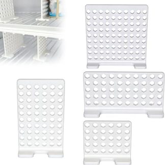 Разделитель для холодильника, совместимый с холодильником Dometic RC10.4P.10 | Зажимы для полок-органайзеров для компрессорного охладителя | Самодельная проволочная полка для замены в 12-вольтовом холодильнике для автодома | Комплект из 4 штук | Запчасти для холодильников