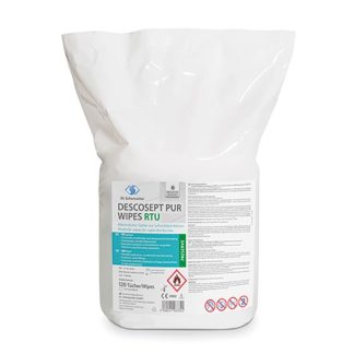 Dr. Schumacher Descosept Pur Wipes RTU – Desinfektionstücher, 17,5 x 36 cm