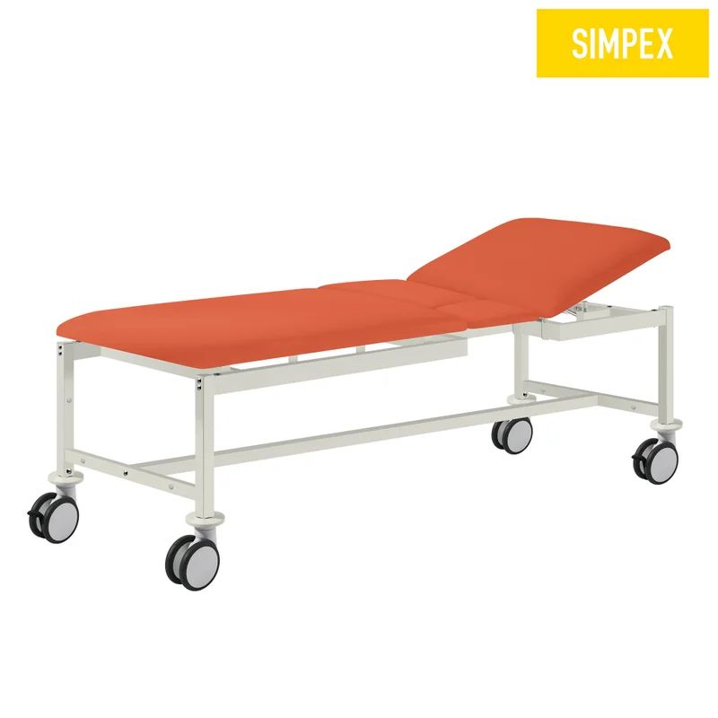Simpex Behandlungsliege VS-CARDIO Mobil – 65 cm breit, Orange