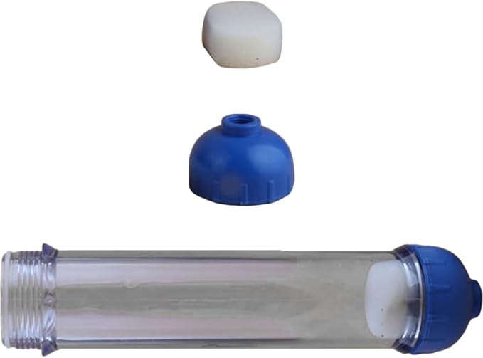 Фильтр для воды SOLUSTRE Clear Water Filter, прозрачный корпус для самостоятельного наполнения аквариумов и бытового использования, высококачественный фильтр для эффективной очистки воды.