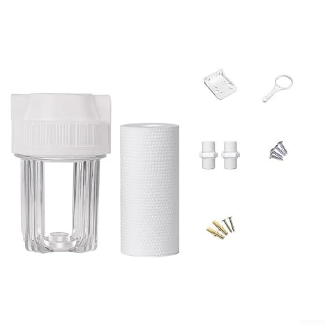 5-Zoll Wasserfilter Gehäuse Прозрачный прочный ПЭТ (1/2 дюйма)