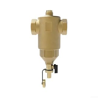 Robuster Messing Wasserfilter mit Ablaufventil 20см (DN32)