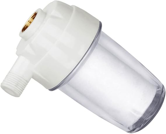 SHINEOFI Wasserhahn Vorfilter Sedimentfilter aus Kupfer und Pet mit Anti Rutsch Funktion für Sauberes Trinkwasser im Badezimmer und Wc Geeignet
