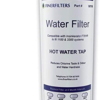 Фильтрующий картридж для воды Finerfilters FF-40, совместимый с фильтром для жесткой воды InSinkErator F-701R (1)