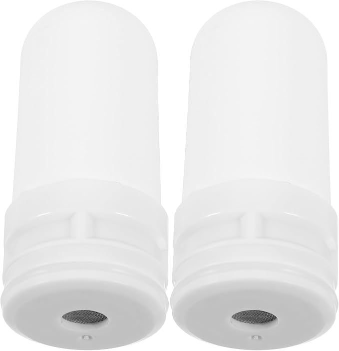 2 Stück Wasserhahn Wasserfilter Ersatzkartusche mit Diatomit und Aktivkohle Installieren für Umkehrosmose Wasserreiniger und Hauswasserfilter