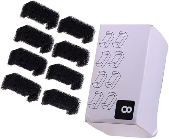 8er Pack Schaumstofffilter for Katzenbrunnen Schwarz(8 шт.)