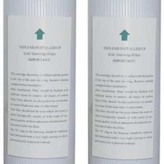10 Zoll körnige Aktivkohle-Wasserfilter Ersatz-Küchen-Trinkwasserreiniger-Filter-Behandlungssystem den Heimgebrauch (4 шт.)