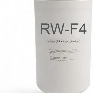 VIESTA® RW-F4 PPC Комбинированный фильтр Оригинальный сменный фильтр для фильтра обратного осмоса RW270 | Предварительный фильтр с осадком и активированным углем | Уменьшает содержание ржавчины, песка, хлора и взвешенных частиц | Замена каждые 6-12