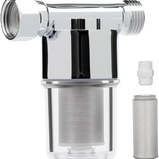 40 микрон Sedimentfilter, Sedimentwasserfilter für Washmaschine, Dusche, Gärten, Brunnenwasser Fängt Sandpartikel EIN