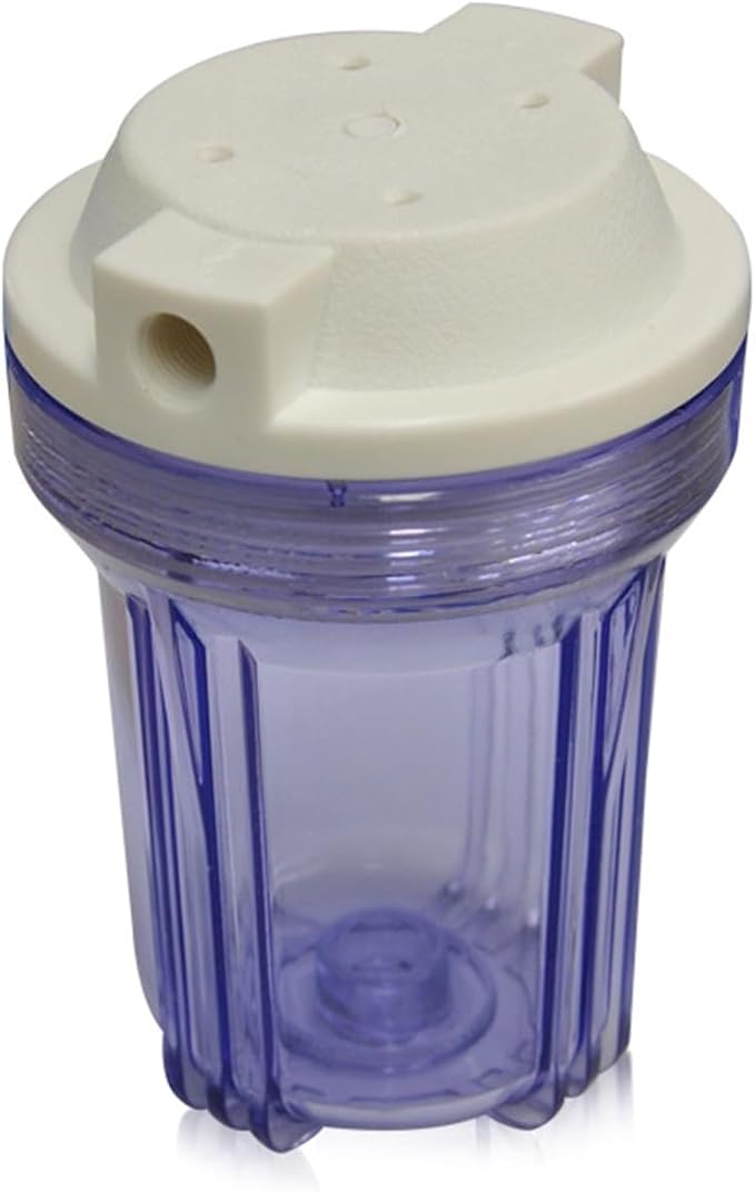 5 Zoll Dicke Transparente Flasche Wasserreiniger Filterschale Demonstrationsmaschine Filterkartusche Filterflasche Frontzubehör 1/4, 1/2 Mit starker Reinigungseffizienz(1/4)