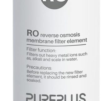 Сменный фильтр PUREPLUS UTR400A-RO для системы обратного осмоса UTR400A, 2-я ступень, снижающая содержание тяжелых металлов, таких как свинец, ртуть, кадмий, мышьяк, 1 шт.