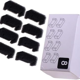 8er Set Schaumstofffilter Schwarz für Katzenbrunnen 6,5x3см(8 шт)