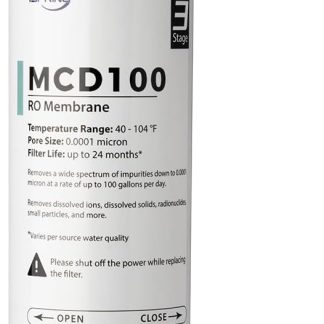 Сменный мембранный фильтр iSpring MCD100 для настольной системы обратного осмоса RCD100. Срок замены: до 24 месяцев.