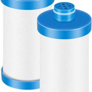 2 Stück Wasserfilter für Duschkopf mit Pp Baumwolle, Hartes Wasser
