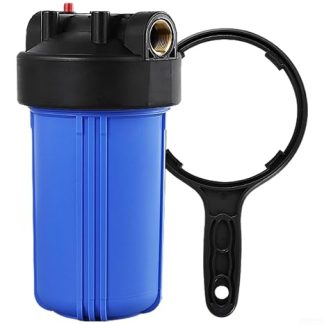 10 Zoll Wasserfilter Gehäuse Blau Hochdruck 28 кг (1 дюйм + гаечный ключ)