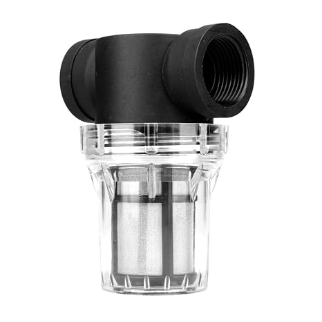 Vorfilterbecher Wasserfilter 4 Point 80 Mesh Network Schwarz