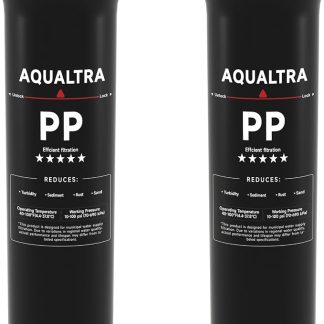 Комплект фильтров AQUALTRA USF-PP-15 для систем фильтрации воды под раковиной USF-3B-15 / USF-3F-15 (2 полипропиленовых фильтра)
