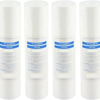 4 шт. Wasserreiniger 10 Zoll 1-микрон Sedimentwasserfilterpatrone PP-Baumwollfilter Wasserfiltersystem Mit starker Reinigungseffizienz