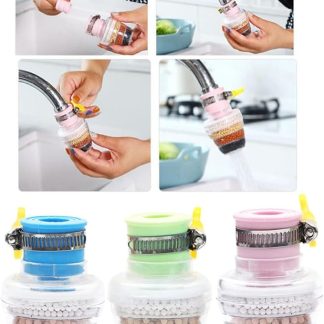 2 Stück Wasserhahnfilter für Runde Wasserhähne, 6-ступенчатая фильтрация