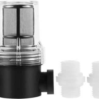 1/2 Zoll Wasser Vorfilter с 80-ячеистым фильтром Edelstahl Sieb Schwarz