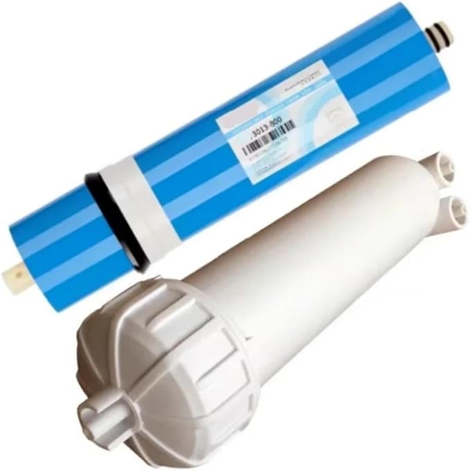 3013-800 GPD Ro-Membran + Filtergehäuse Küchenwasserreiniger Umkehrosmosefilter 1/4 Schnellanschluss