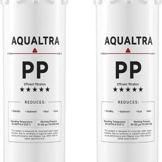 Сменный фильтр AQUALTRA USF-PP-13-PP для системы обратного осмоса USF-4RF-100, устанавливаемой под столешницу (2 полипропиленовых фильтра).